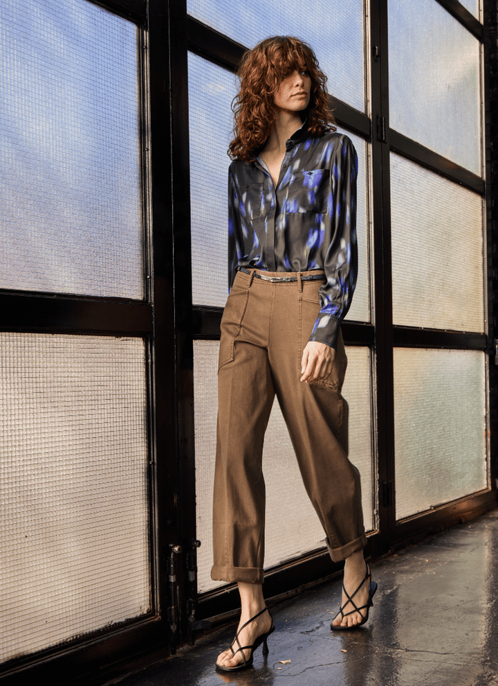 Aitana Utility Pleated Detail Blouse