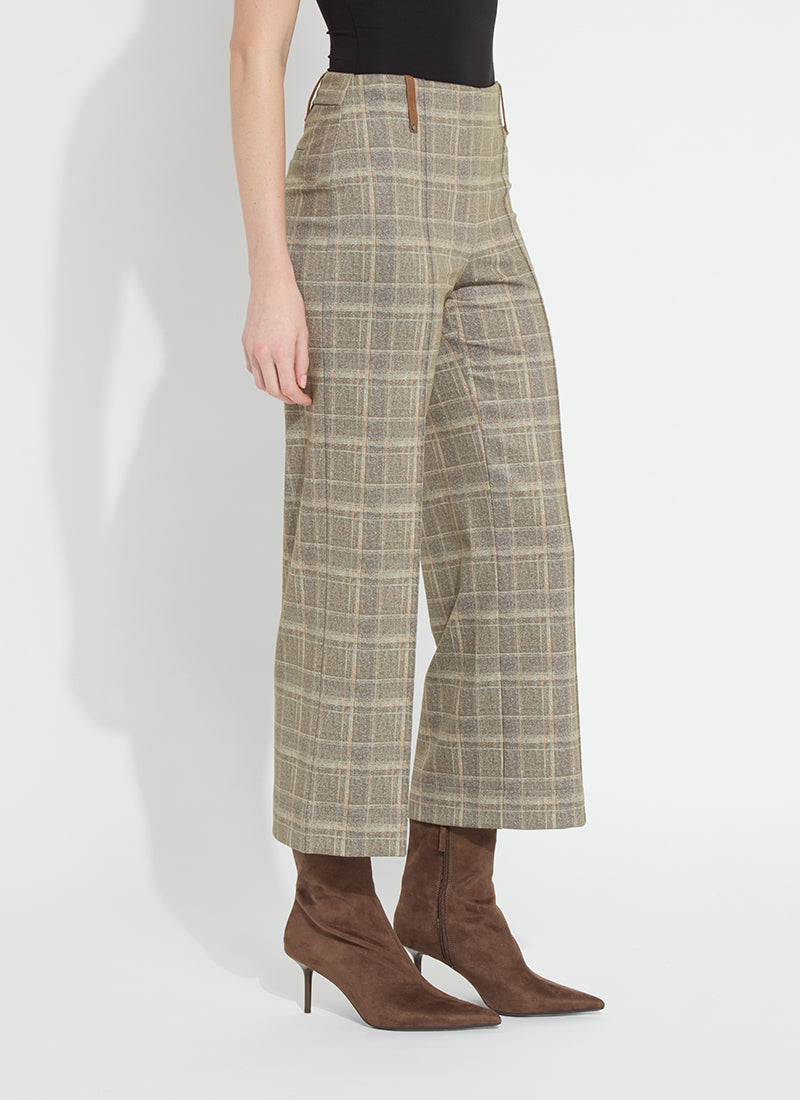 Livia Crop Pant Plaid
