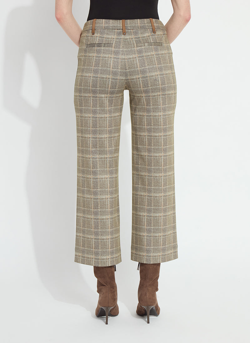 Livia Crop Pant Plaid