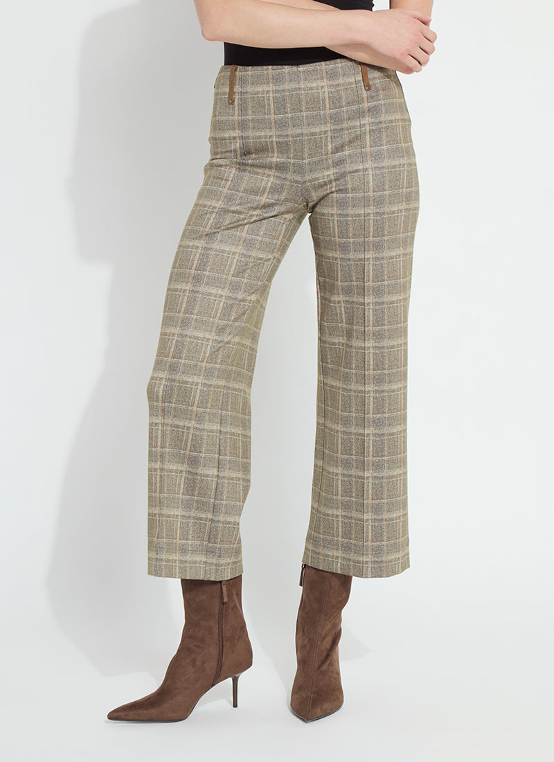 Livia Crop Pant Plaid
