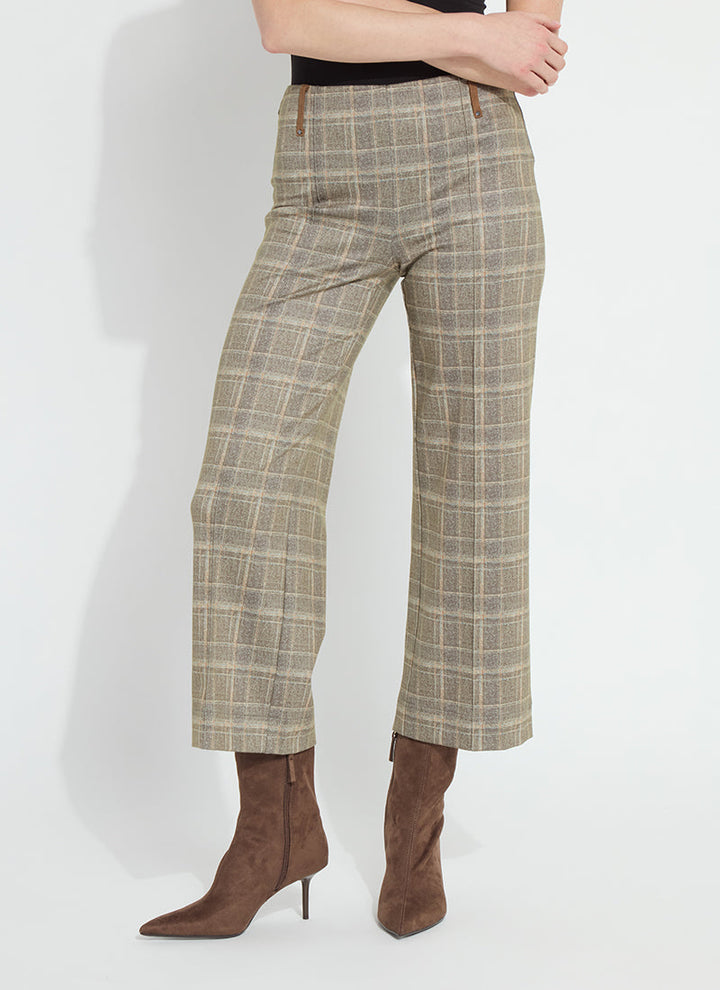 Livia Crop Pant Plaid