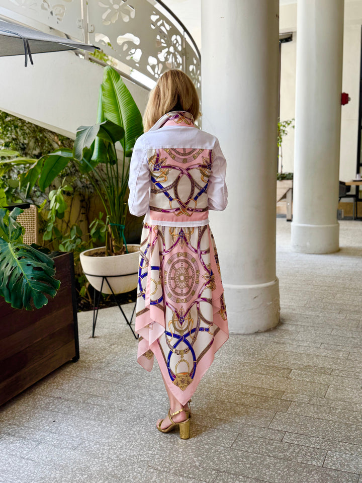 Silk Dress / Purple Stirrup