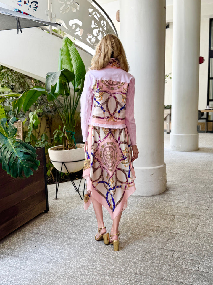 Silk Dress / Purple Stirrup