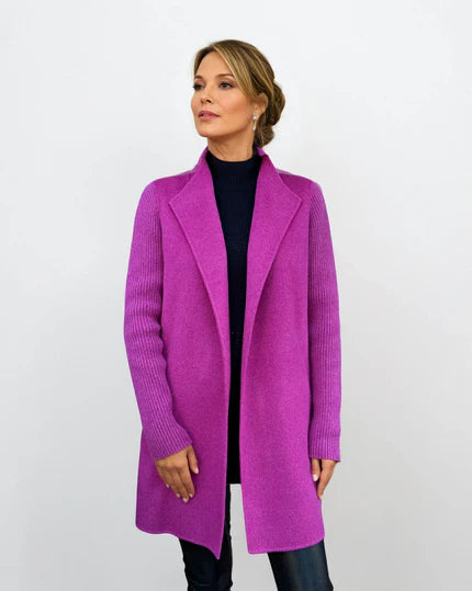 Rib Sleeve Coat