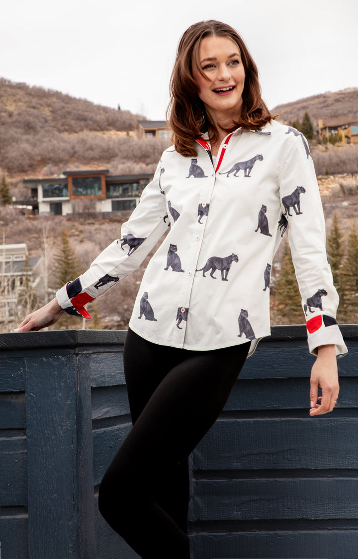 Panther Print Rome Shirt