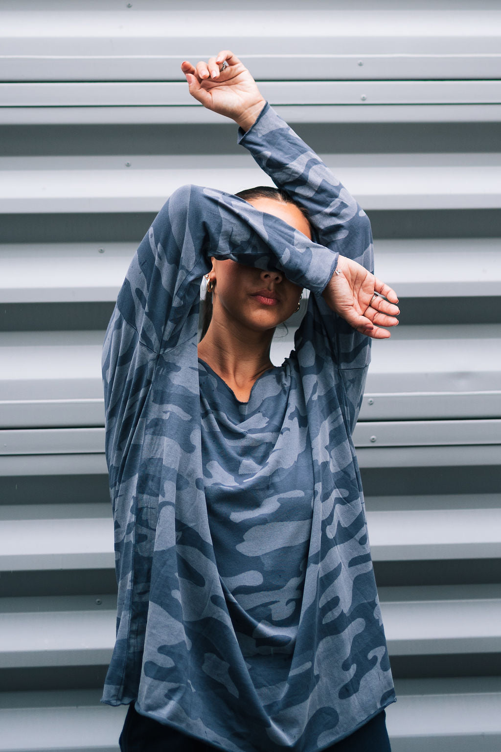 Camo Hipster T Midnight