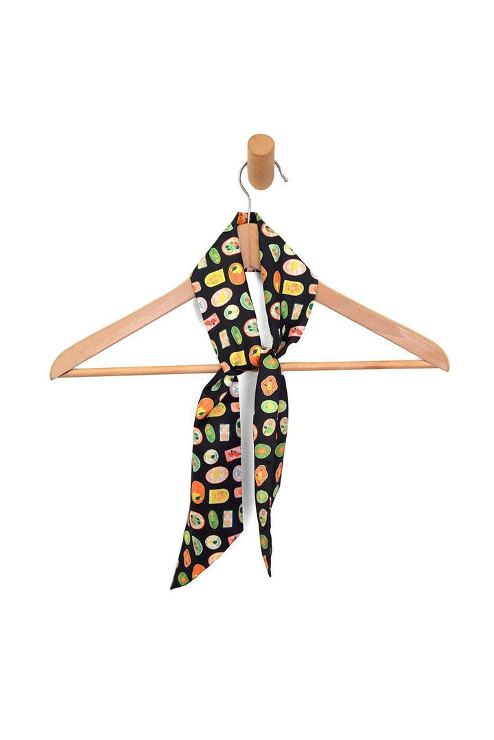 Farmers Market Scarf Black