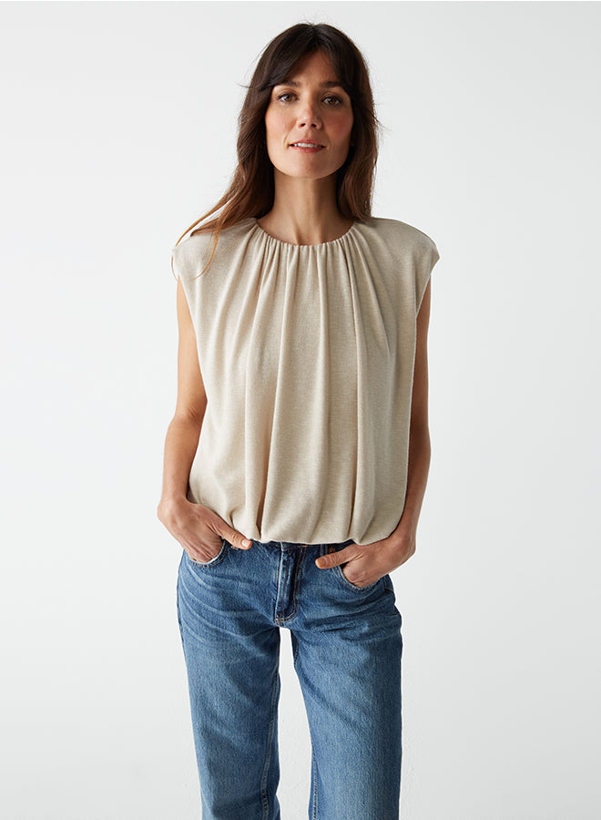 Cindy Bubble Top Oat