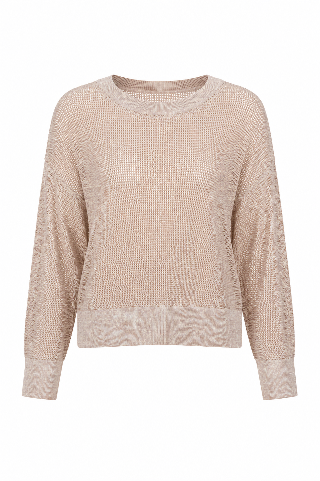 Pima Cotton Metallic Mini Seed Stitch Blush