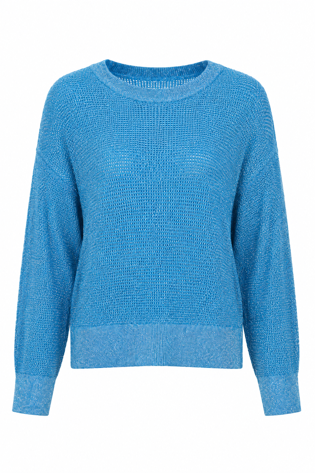 Pima Cotton Metallic Mini Seed Stitch Peacock