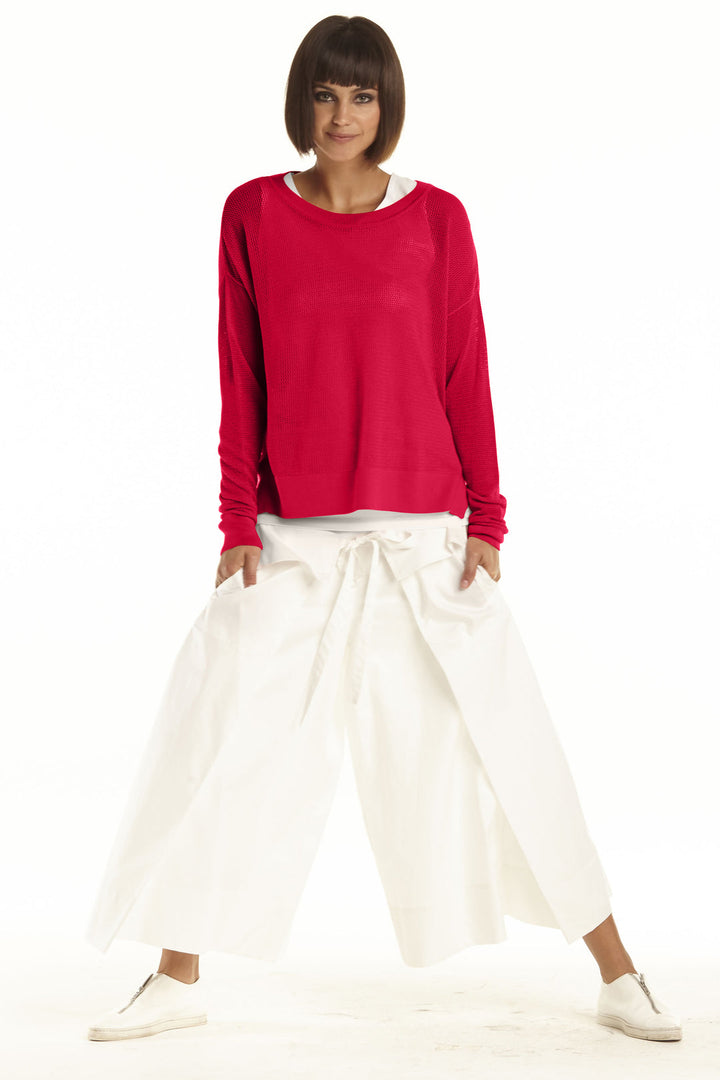 Pima Cotton Seed Stitch Chili