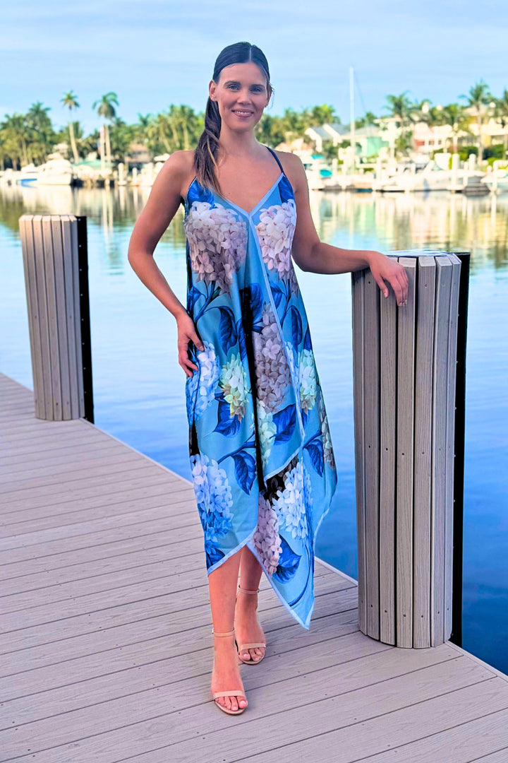 Silk Dress / Mixed Hydrangea