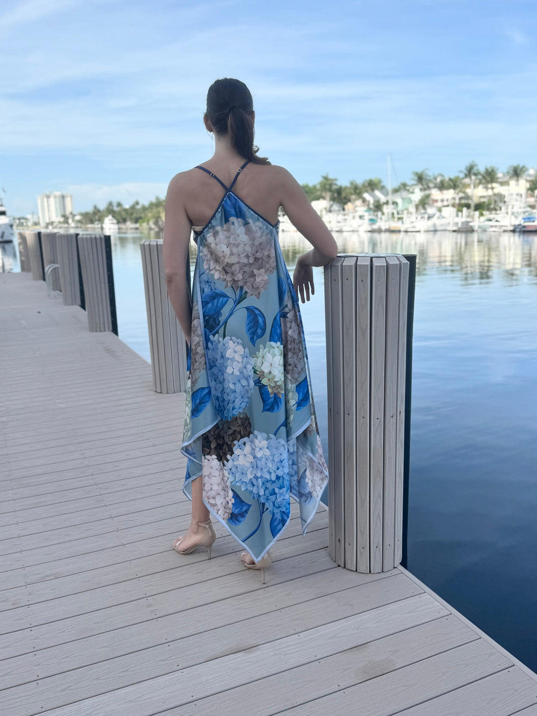 Silk Dress / Mixed Hydrangea