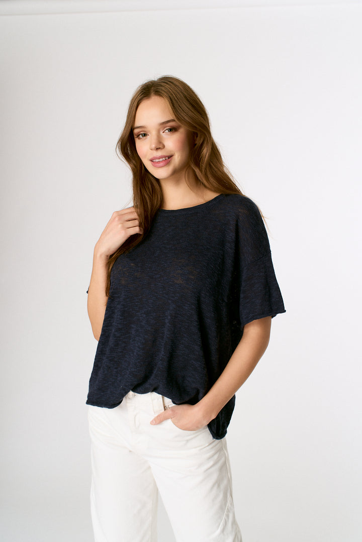 Short Sleeve Boxy Crew Tee