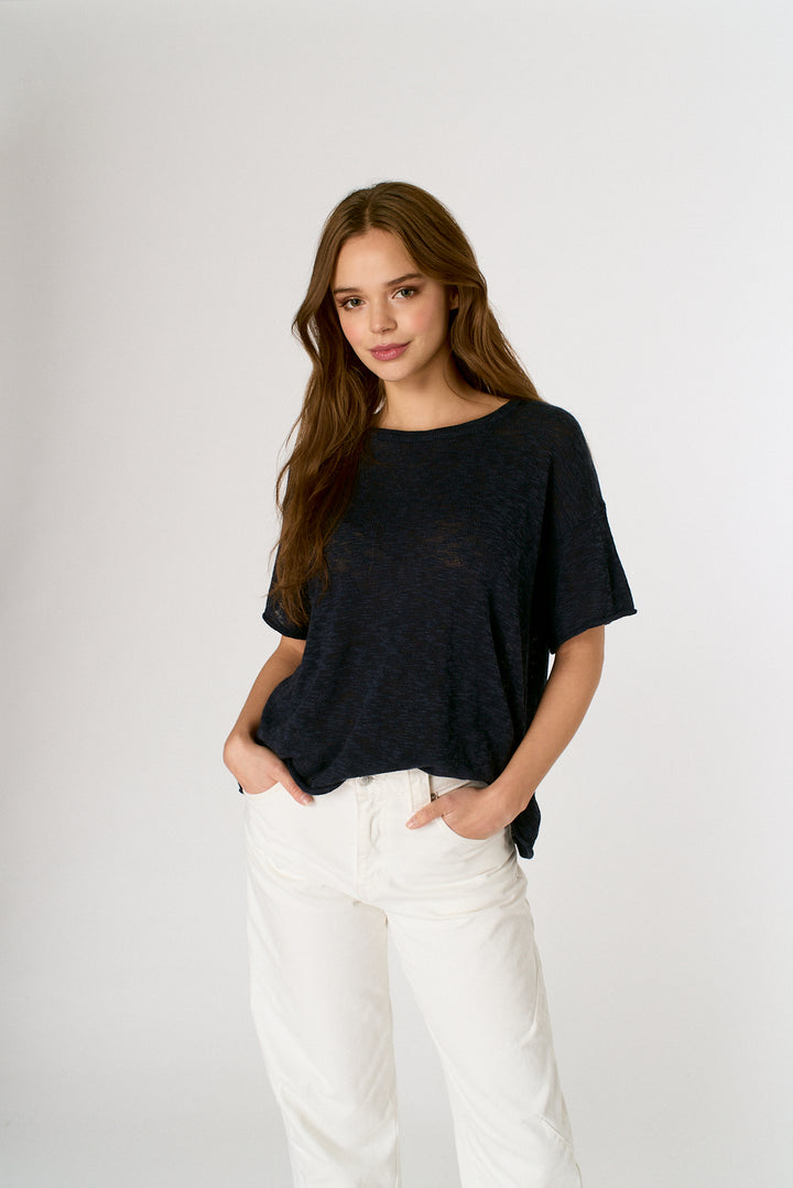 Short Sleeve Boxy Crew Tee