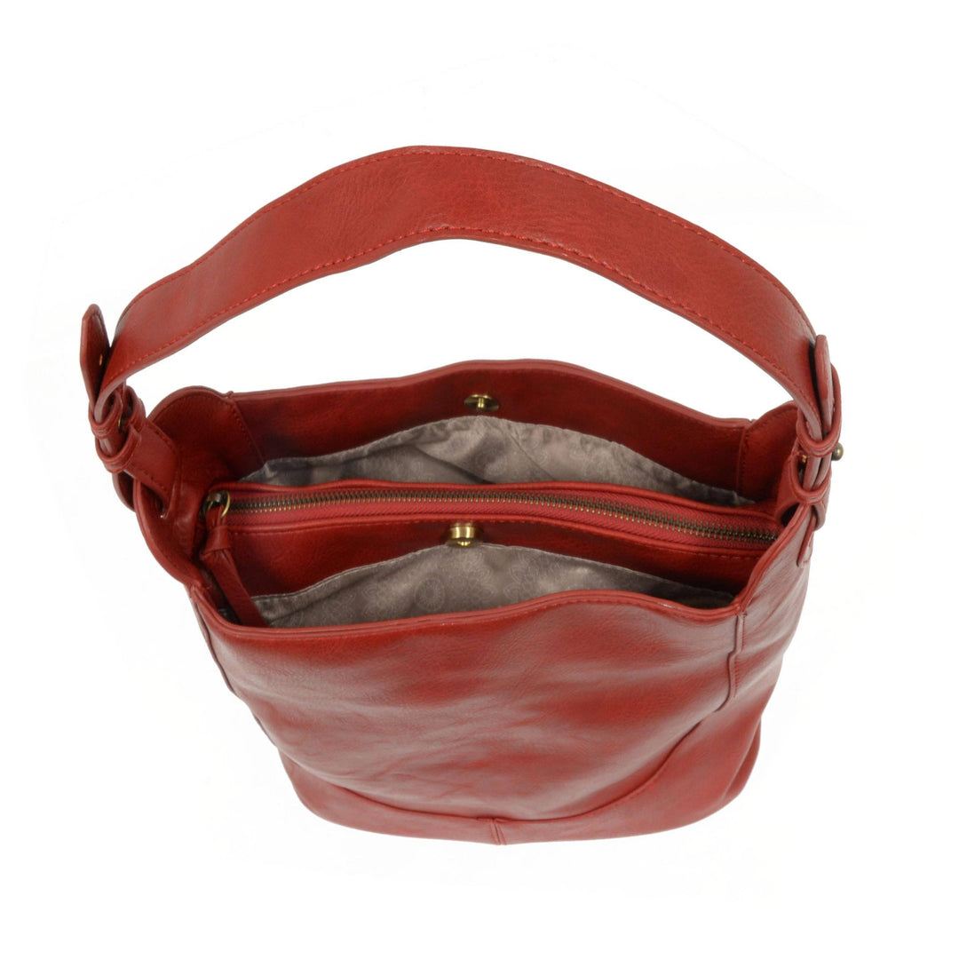 Adele Large Bucket Bag Scarlet