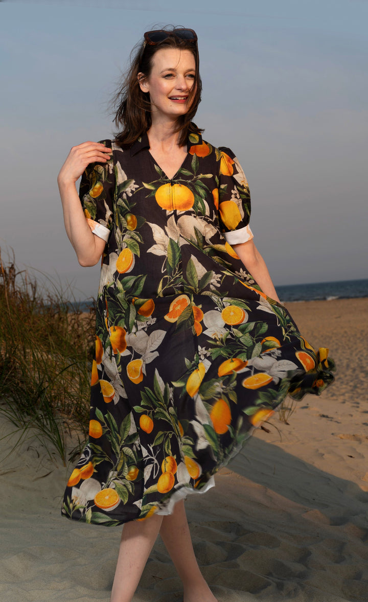 Montauk Dress Citrus Print