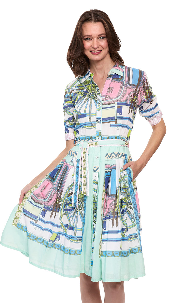 Mrs Maisel Green Coach Print