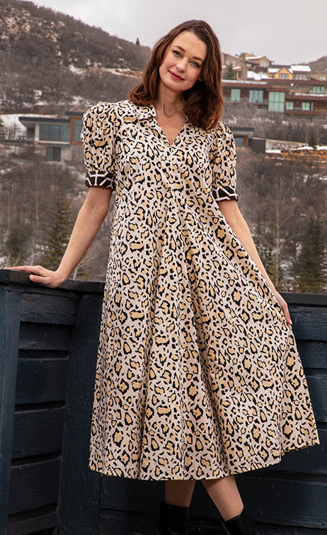 Montauk Leopard Print Dress