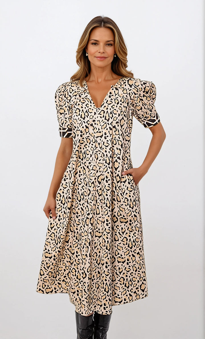 Montauk Leopard Print Dress