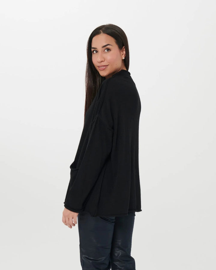 Ozai N Ku Techie Sweater Top, Black