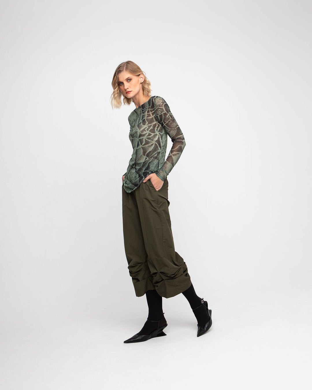 Ozai N Ku Accordian Pants, Military