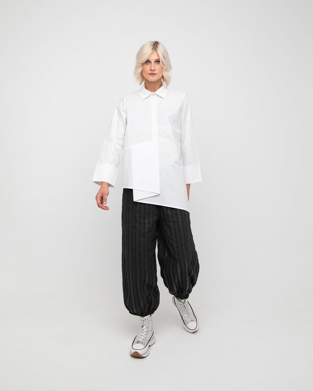 Asymmetrical Shirt White