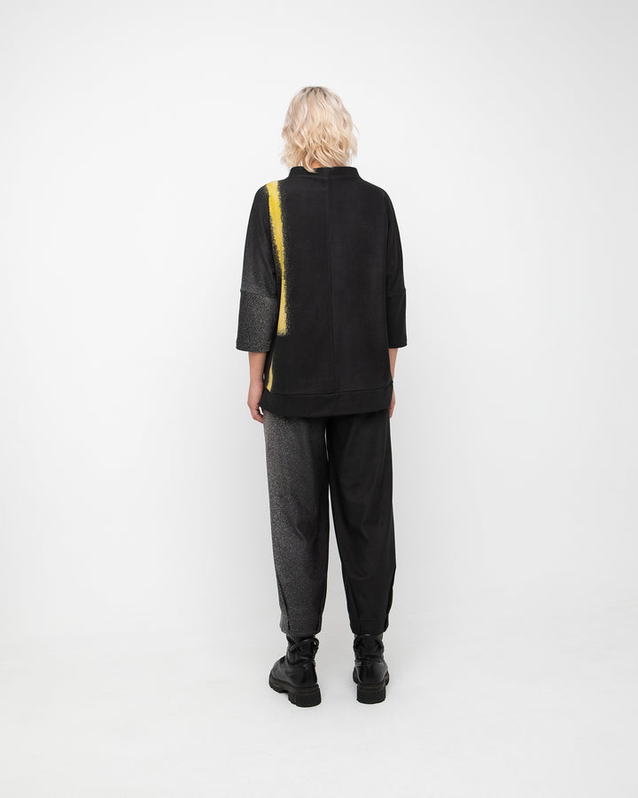 Mock Neck Top in Horizon