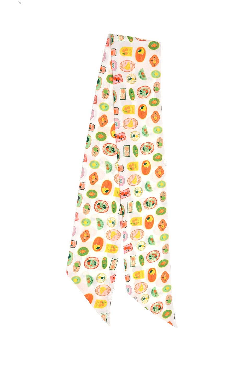 Farmers Market Scarf White