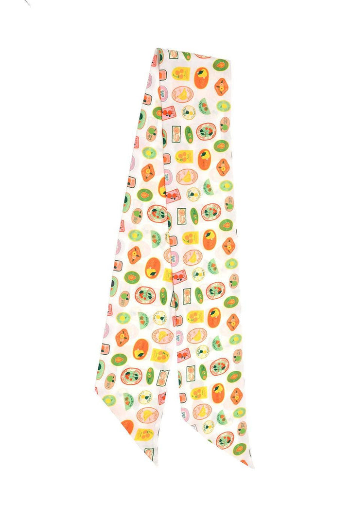 Farmers Market Scarf White