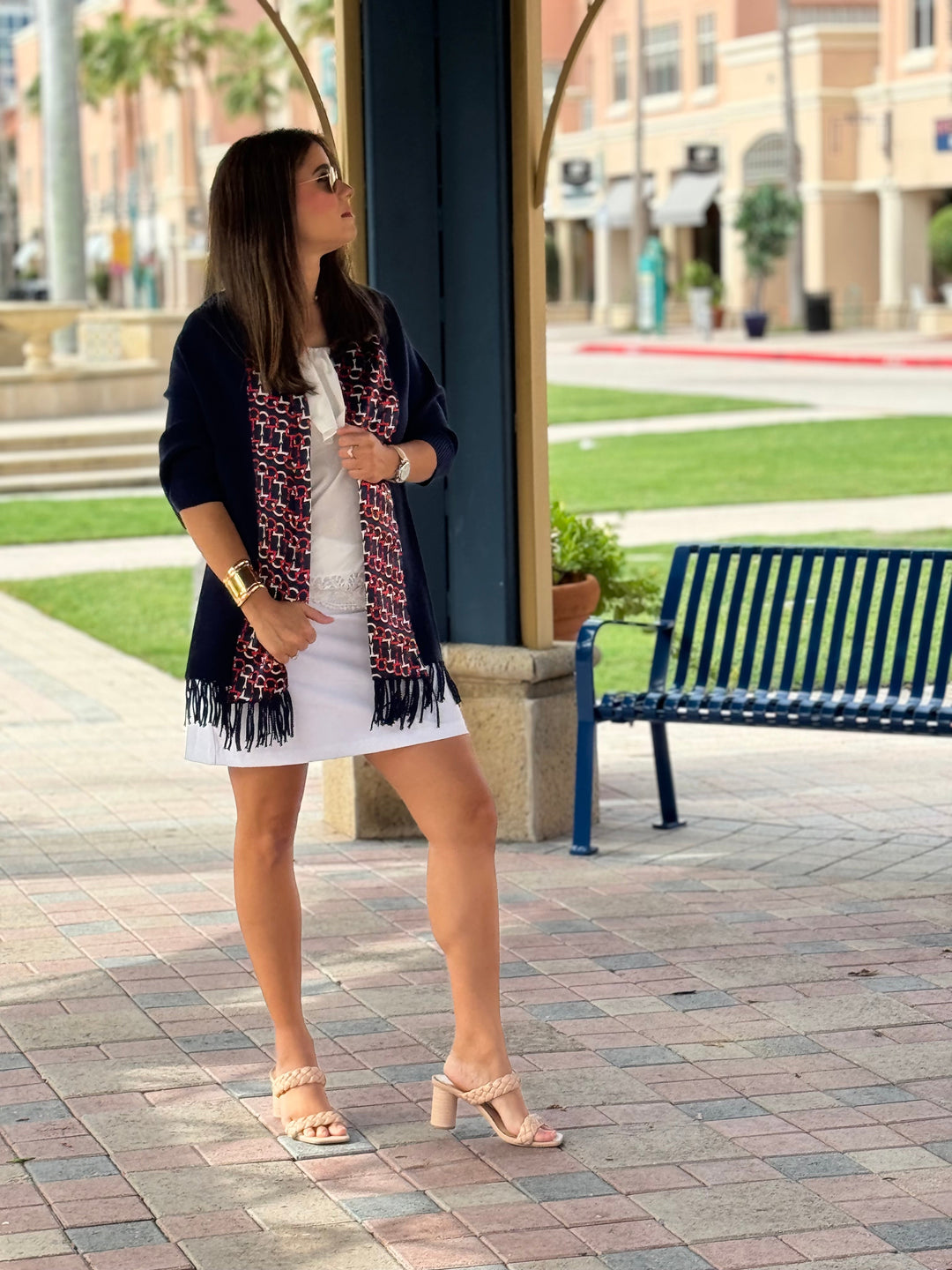 Cozy Sweater Wrap / Navy / Get My Bit