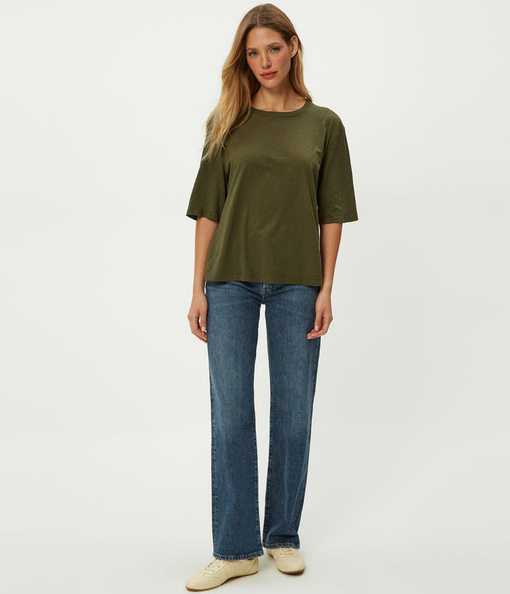 Reid Oversized Crew in Topiary