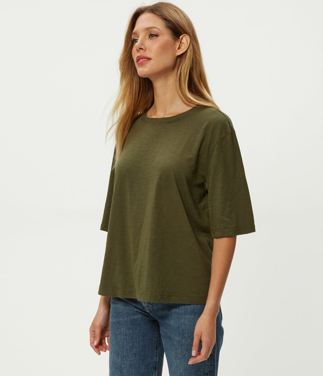 Reid Oversized Crew in Topiary
