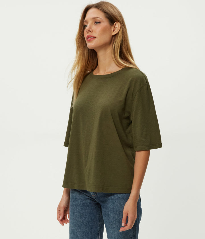 Reid Oversized Crew in Topiary