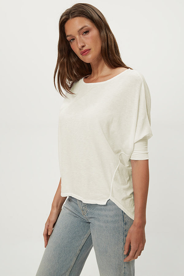 Selma Dolman Tee Chalk