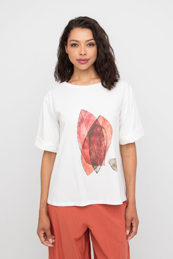 Elbow Sleeve Tee Chili