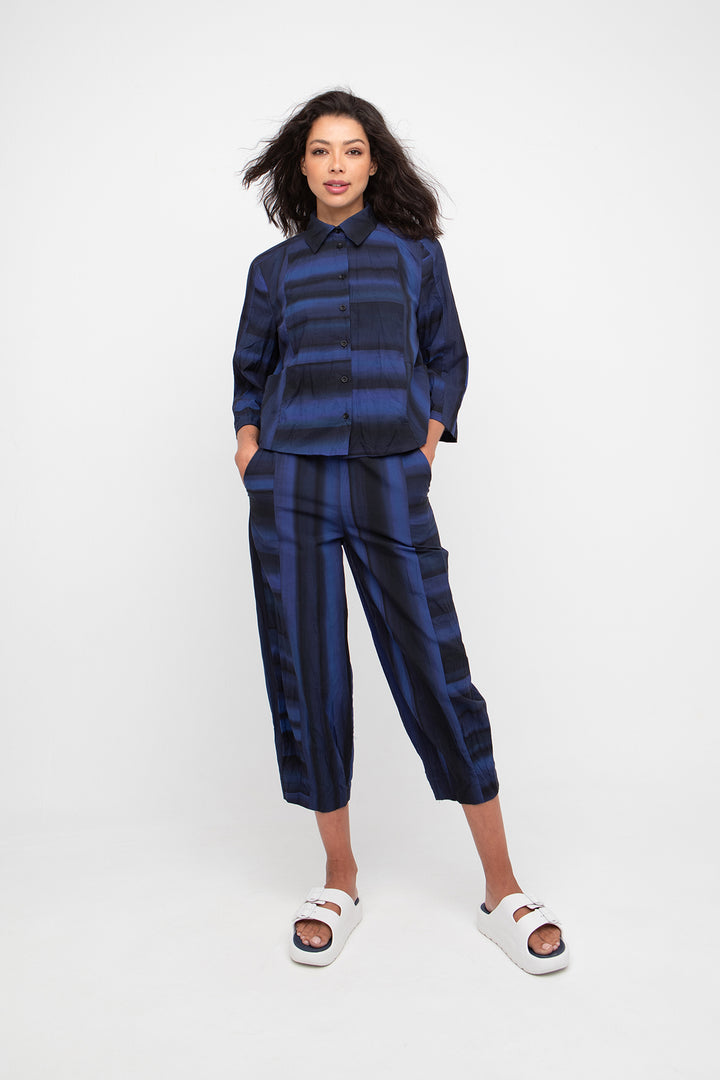 Crop Trousers Pleats