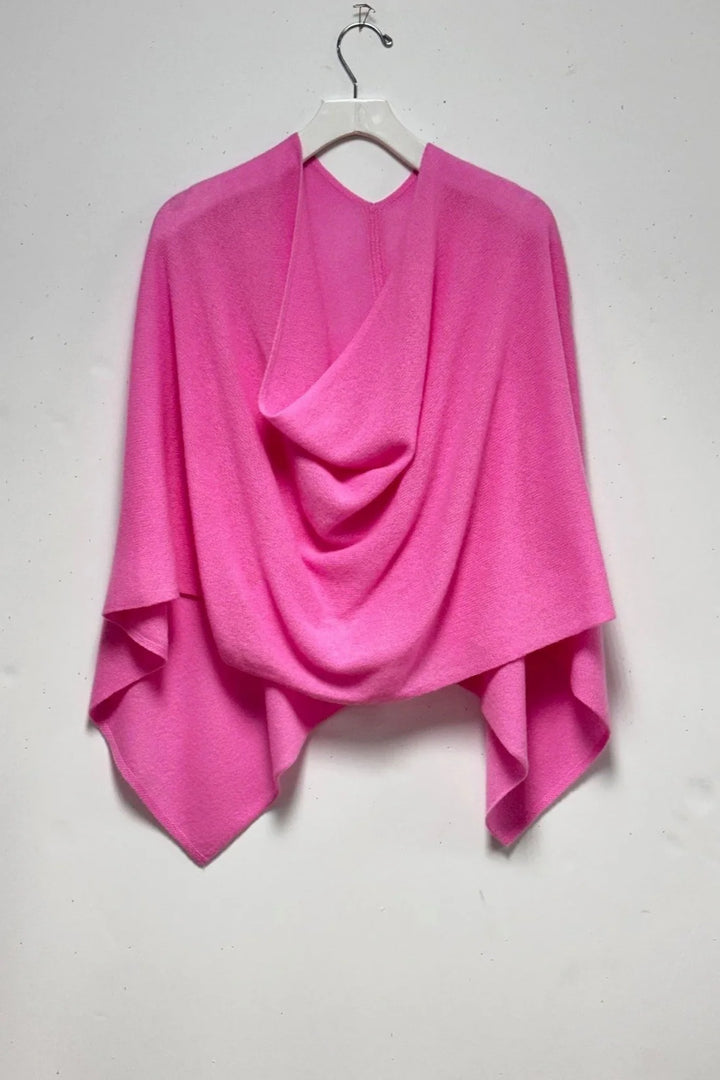 100% Cashmere Topper Flamingo