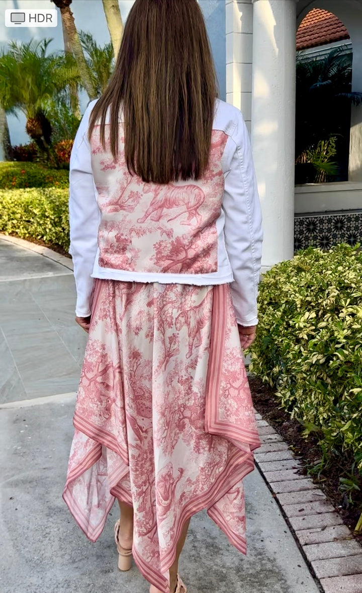 Silk Dress / Pink Toile