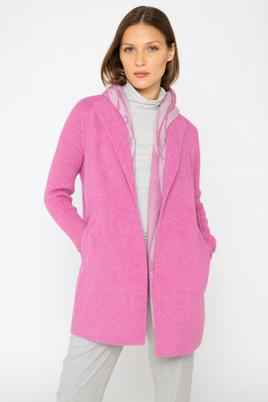 Rib Sleeve Coat