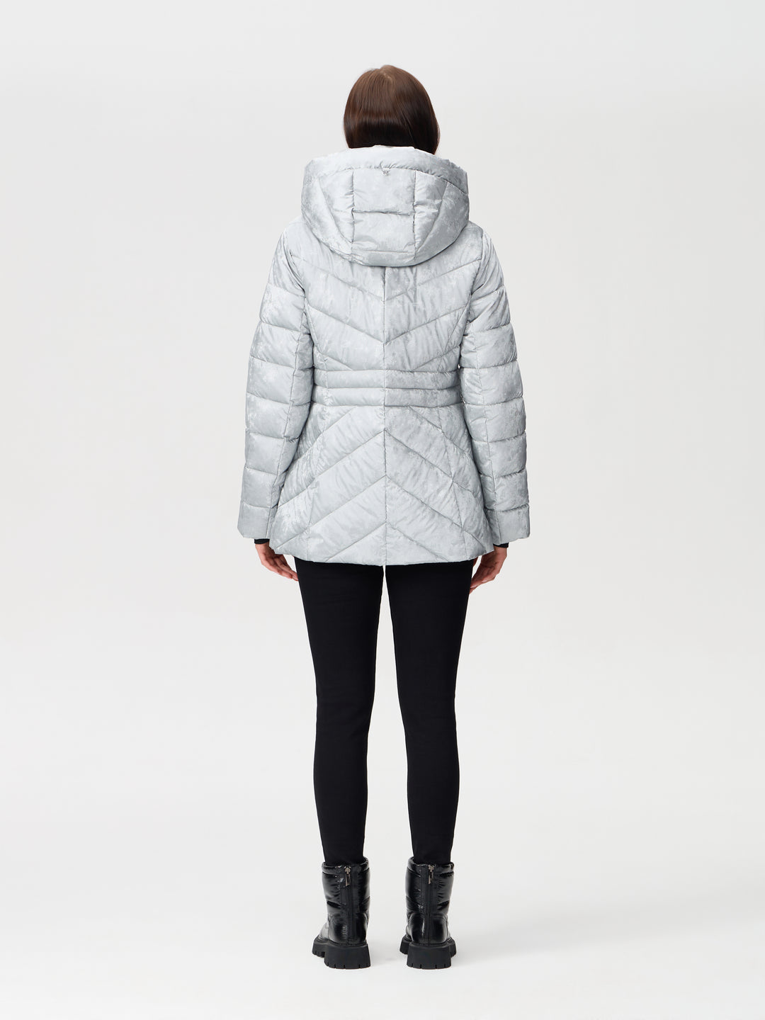 Velvet Shimmer Coat Silver