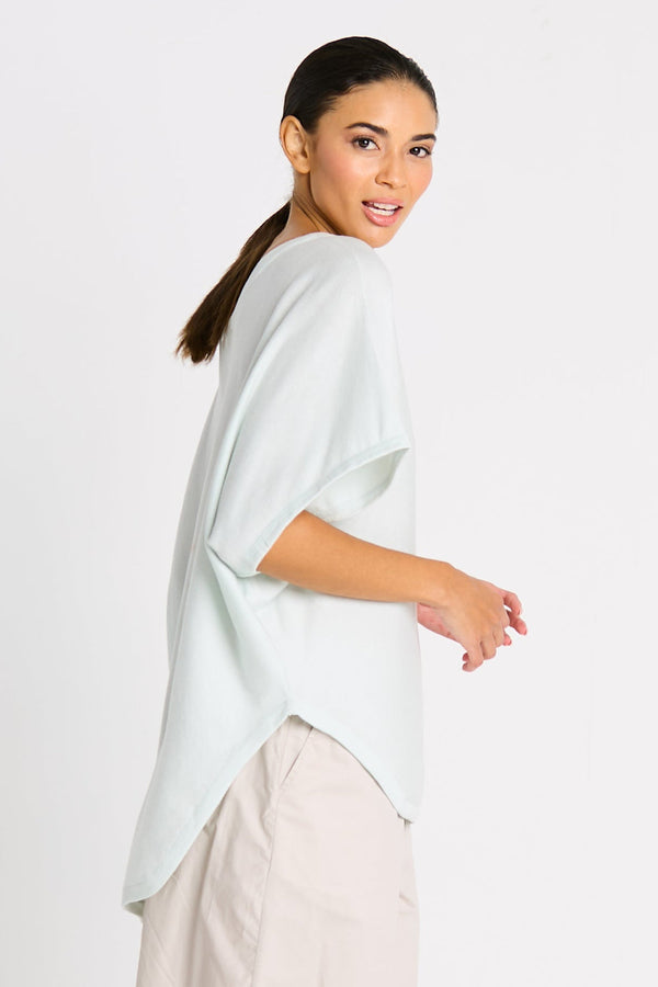 Pima Cotton Luxury Bateau Knit Mint 944KT