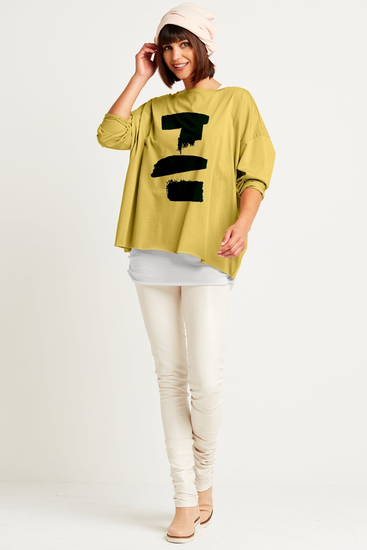 Brushstroke Boxy Top