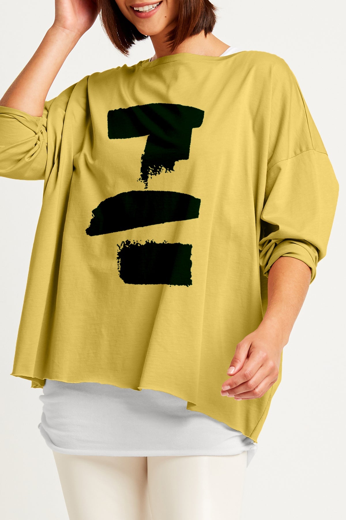 Brushstroke Boxy Top
