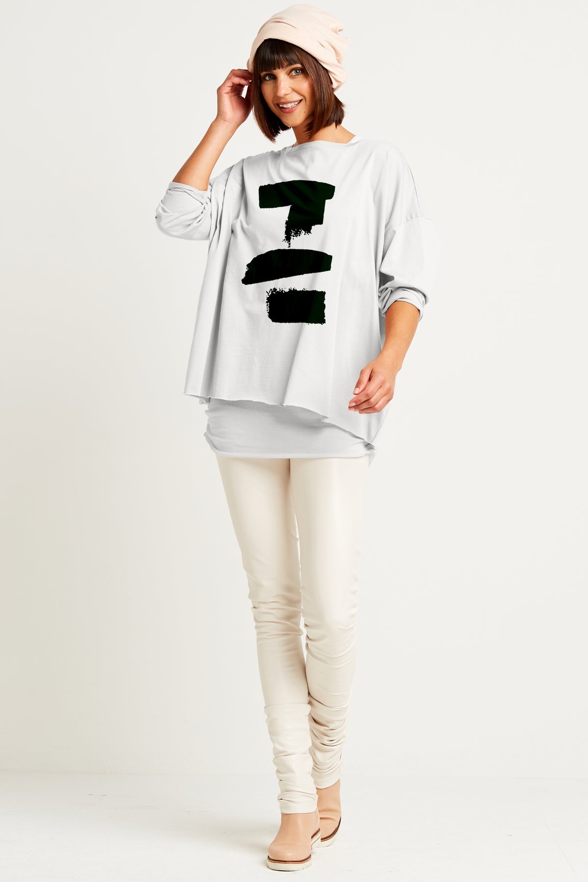 Brushstroke Boxy Top