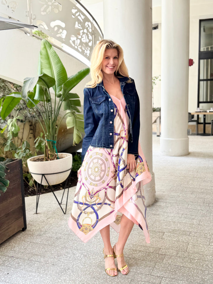 Silk Dress / Purple Stirrup