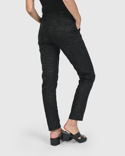 Iconic Stretch Jeans, Black Washed