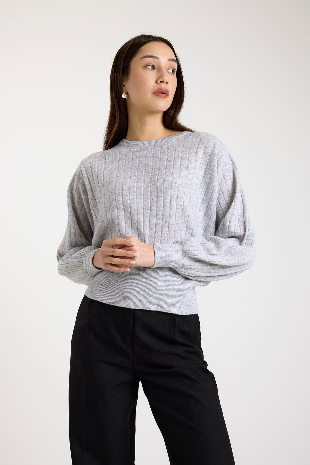 Pixie Crewneck in Grey