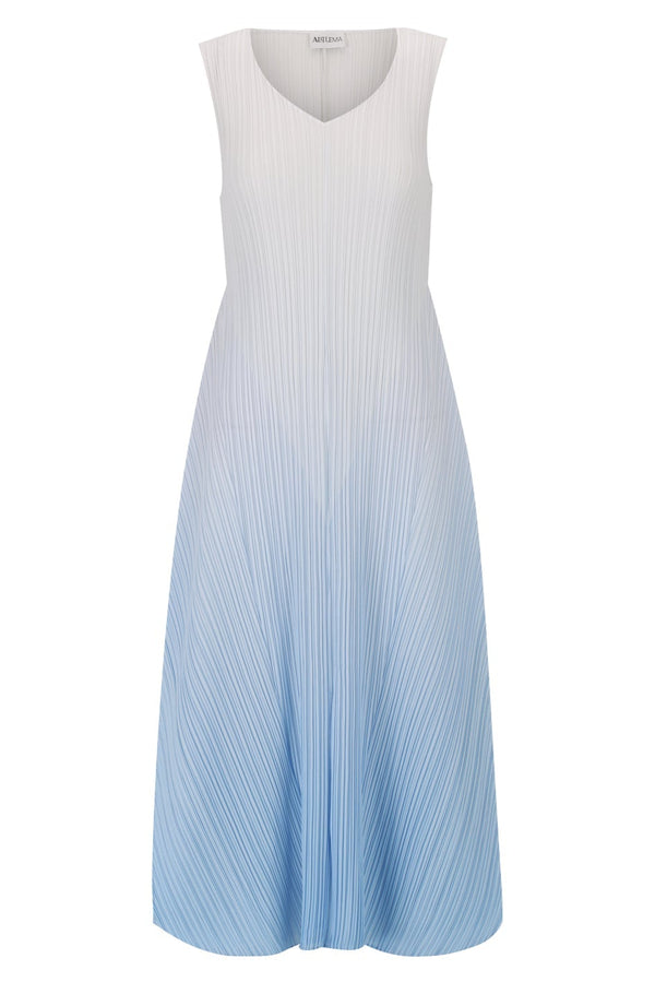 Long Estrella Dress Ice Blue