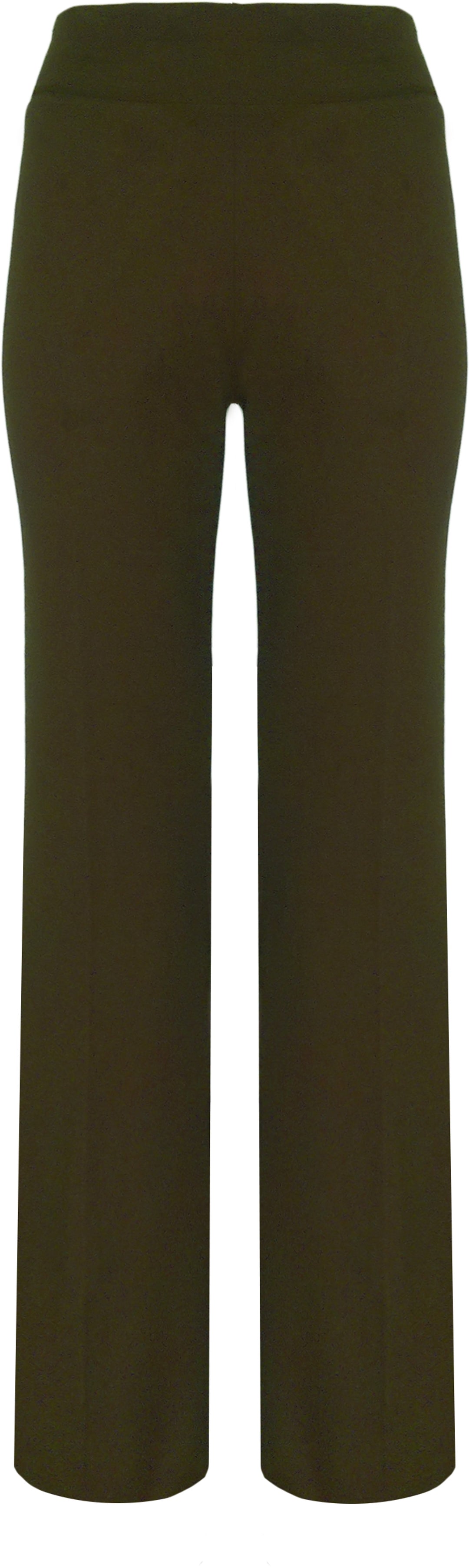 Solid Scuba Modern Straight Leg Pants Olive